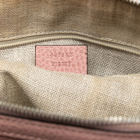 Pre-Loved Gucci Small Dollar Calfskin GG Charm Dome Satchel - Picture 6 of 8